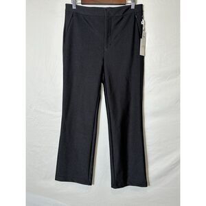 Good American Compression Shine Straight Crop Pants, Size 10 NWT